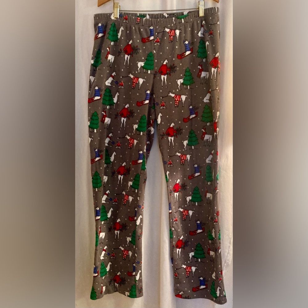 Festive Holiday Pajama/Comfy Pants Soft Size L
